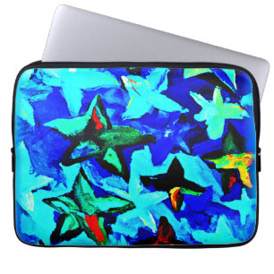 Blue Starry Night Sky. Buy Now Laptop Sleeve