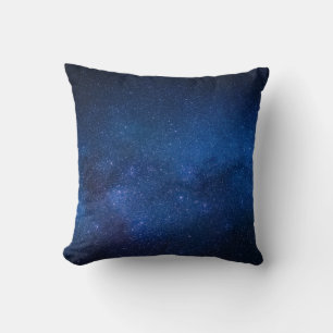 Blue starry night sky   Zazzle_Growshop. Cushion