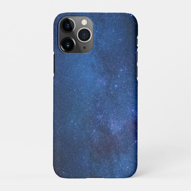 Blue starry night sky | Zazzle_Growshop. iPhone Case (Back)