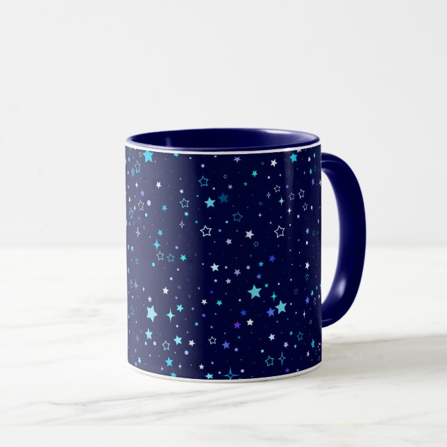 Blue Stars 2 Mug (Front Right)
