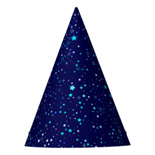 Blue Stars 2 Party Hat