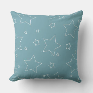 Blue Stars 4th of July Pillow
