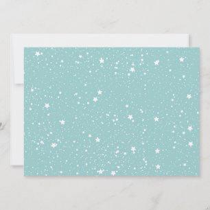 Blue Stars baby shower Invitation