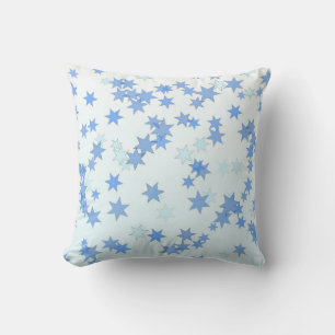 Blue Stars Design Cushion
