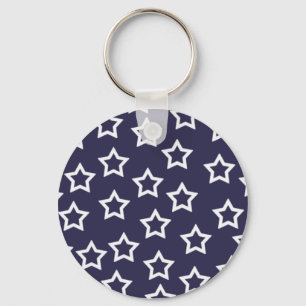 Blue Stars Keychain