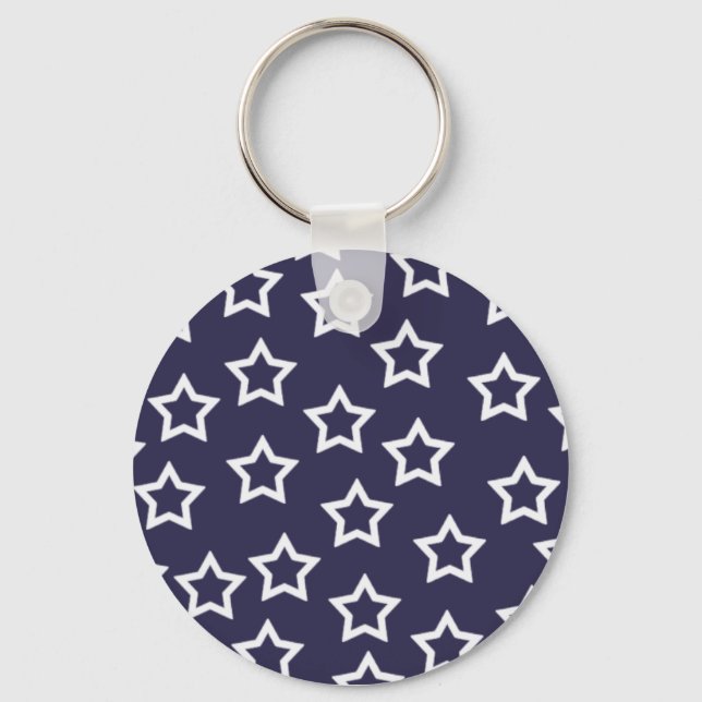 Blue Stars Keychain (Front)