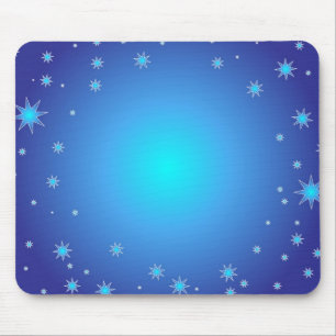 Blue Stars Mouse Pad