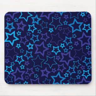 Blue Stars Mouse Pad