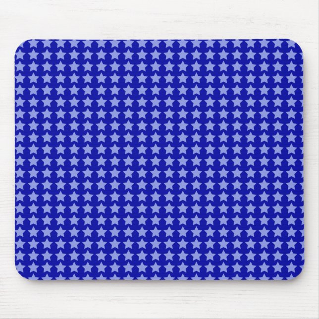 Blue Stars Mouse Pad (Front)