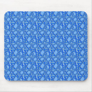 Blue Stars Mouse Pad