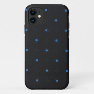 blue stars on black case
