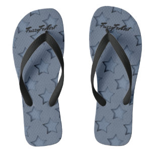 Blue stars thongs