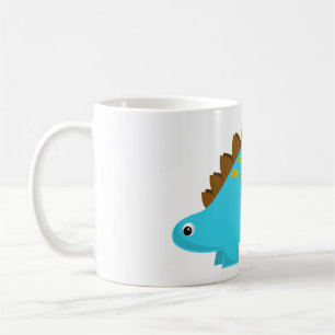 Blue Stegosaurus Mug