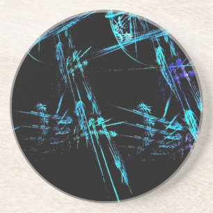 Blue Stick Man Coaster