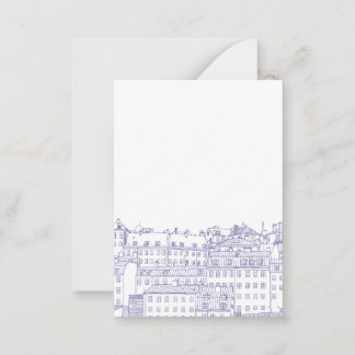 Blue Stockholm Card