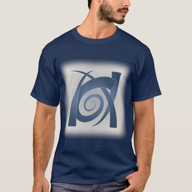 Blue stone elephant T-Shirt (Front)