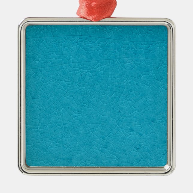 Blue stone metal ornament (Front)