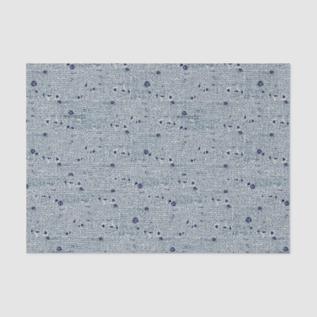 Blue Stone Stitch Tissue Paper (Front)