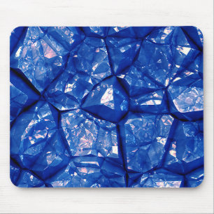 Blue Stone Texture Mouse Pad