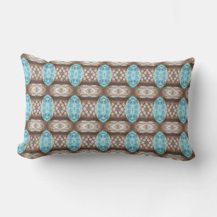 Blue Stones pattern pillow