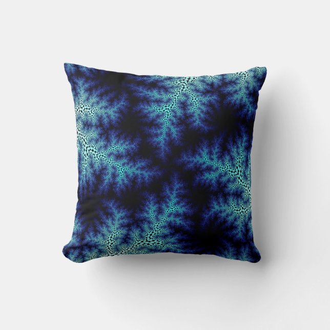 Blue Stonewash Speckle Cushion (Front)