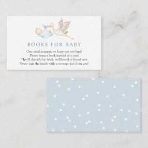 Blue Stork Books for Baby insert card