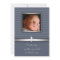 Blue Stripe Baby Boy Photo Christening