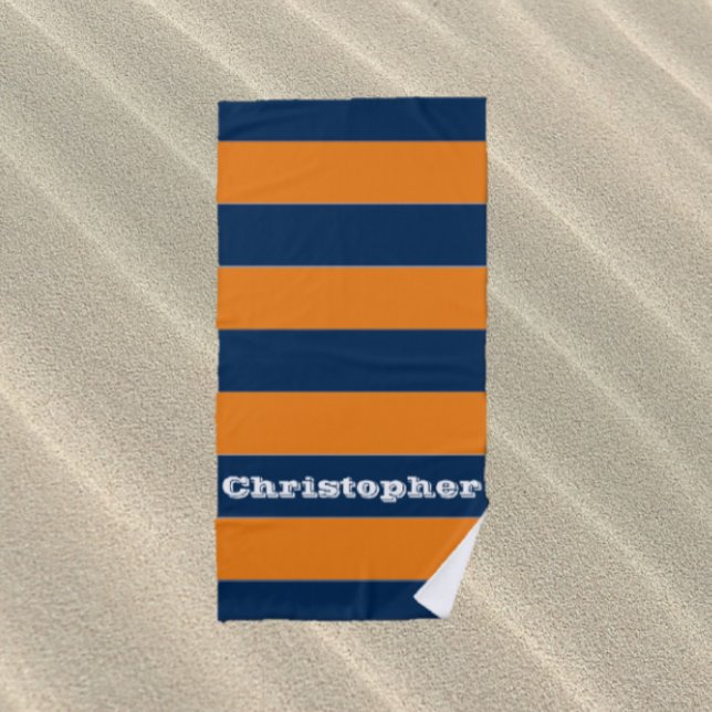Blue Stripe Beach Towel (Creator Uploaded)