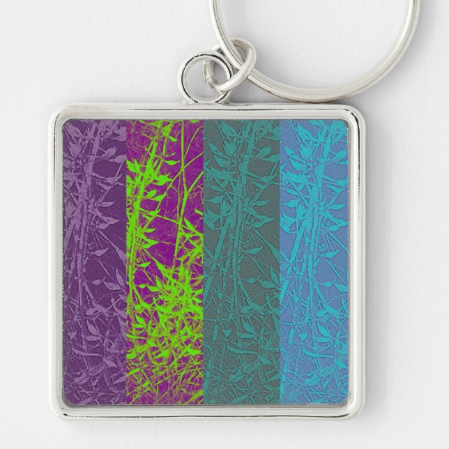 Blue Stripe Key Chain (Front)