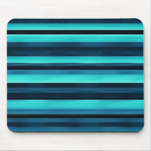 🔵 Blue Stripe Minimal Desk Mouse Pad Office Decor