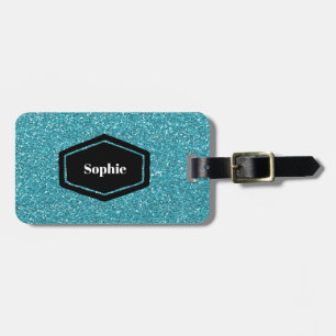 Blue stripe Personalized Luggage Tag