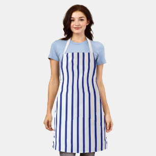 Blue Striped Apron