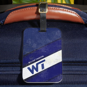 Blue Striped, cool & stylish Luggage Tag