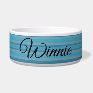 Blue striped monochromatic
