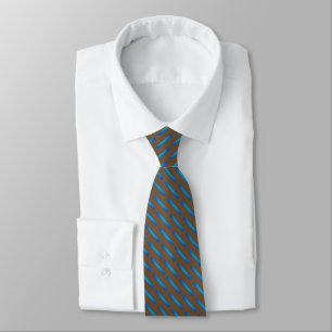 Blue Striped Pattern Tie