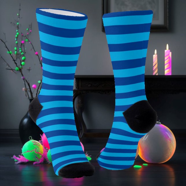 Blue Striped Socks (Creator Uploaded)