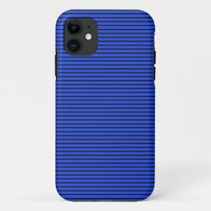 Blue Striped texture iPhone 11 Case