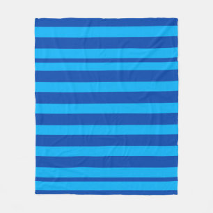 Blue Striped texture Fleece Blanket