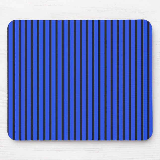 Blue Striped texture Mouse Pad (Front)