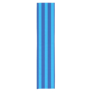 Blue Striped texture Short Table Runner