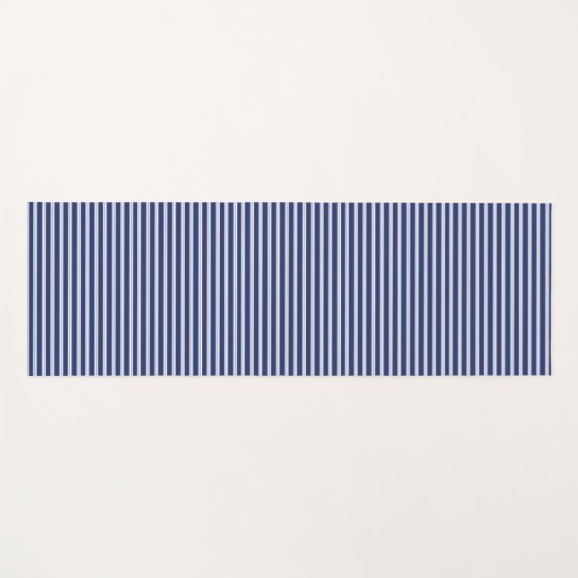 blue striped yoga mat (Front (Horizontal))