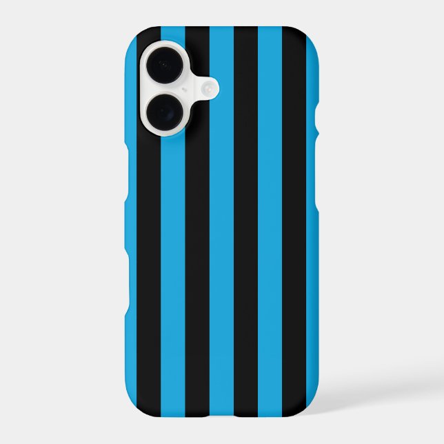 Blue Stripes, Black Stripes, Striped Pattern (Back)