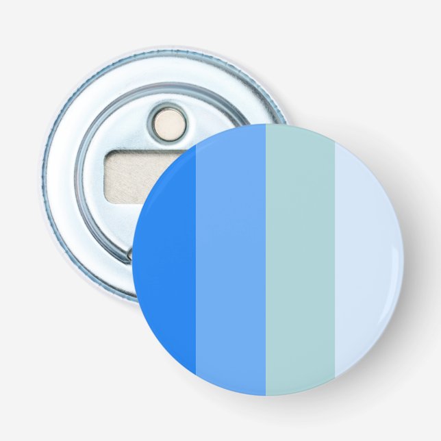 Blue Stripes Bottle Opener (Front)