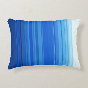 Blue Stripes Decorative Cushion