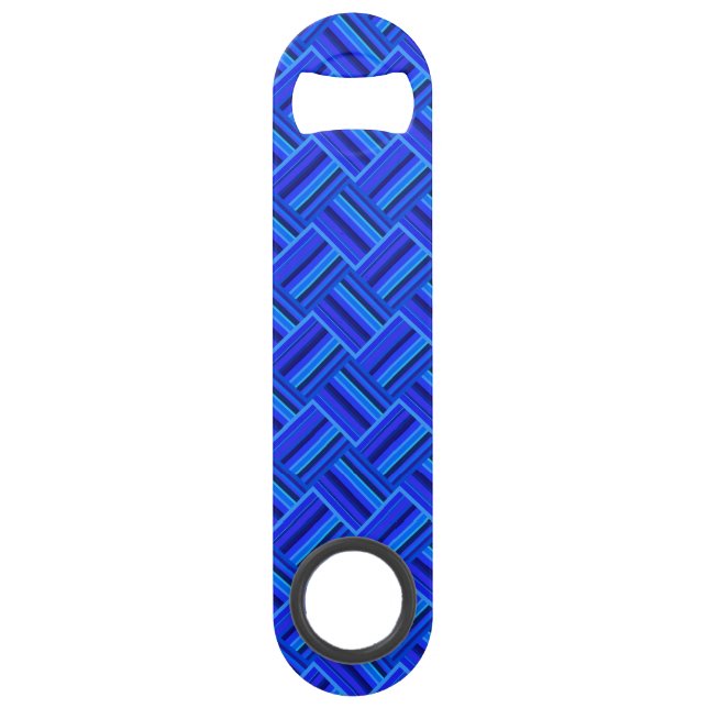 Blue stripes diagonal weave pattern (Front)