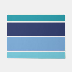 Blue Stripes Doormat