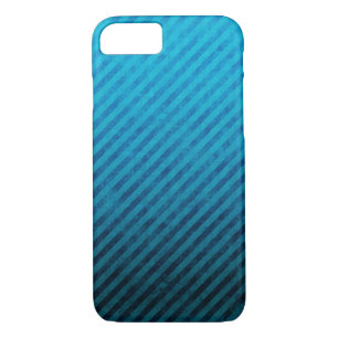 Blue Stripes Grunge Texture iPhone 8/7 Case