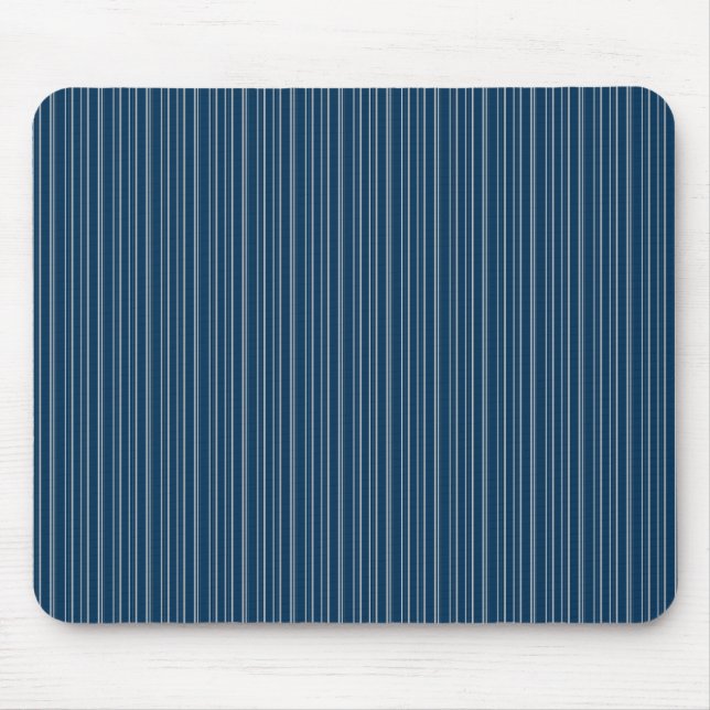 Blue Stripes Mouse Pad (Front)