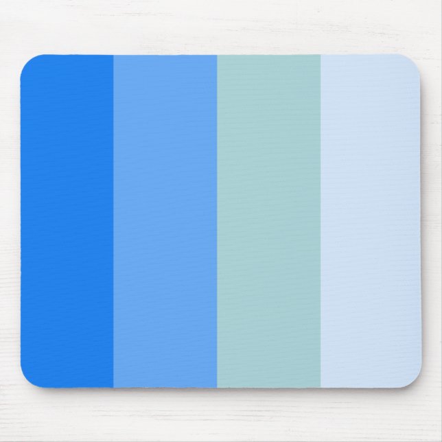 Blue Stripes Mouse Pad (Front)