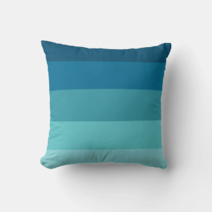 Blue stripes palette cushion